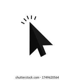 Mouse arrow cursor icon design vektor.