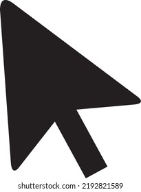 Mouse arrow cursor icon stock isolated	