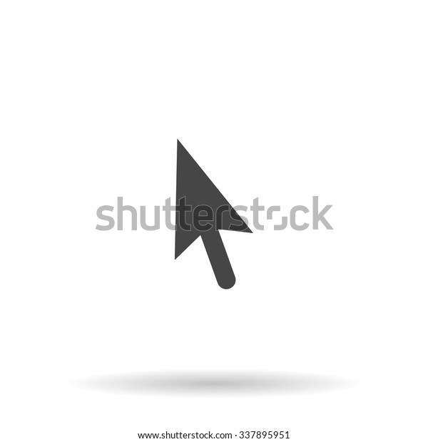 Mouse Arrow Cursor Icon Vector Stock Vector (Royalty Free) 337895951 ...