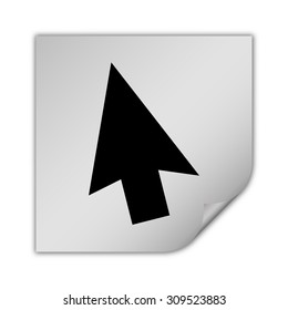 mouse arrow cursor vector icon