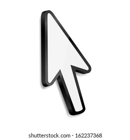 Mouse arrow cursor vector illustration