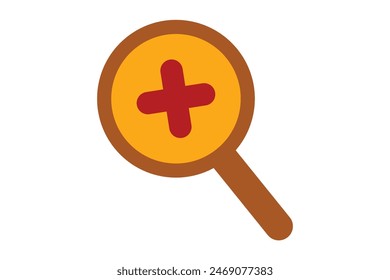 Mouse Arrow Flat Sticker Design