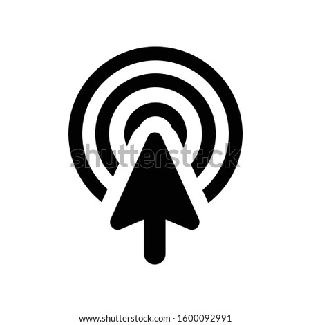 Mouse arrow icon. Cursor icon.