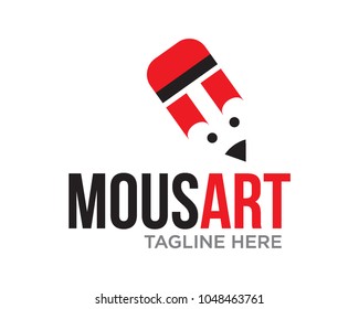 Mouse Art Logo Concpt