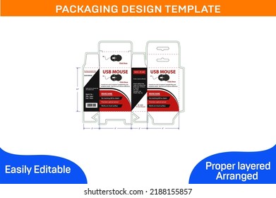 MOUSE BOX PACKAGING DESIGN TEMPLATE 2