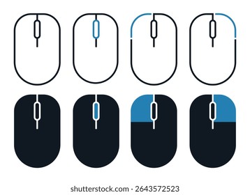 Mouse buttons icon. Illustration vector
