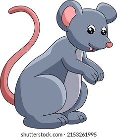 Mouse Cartoon Colored Clipart Illustration Stock Vector (Royalty Free ...