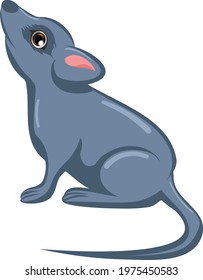 Mouse cartoon vector art and illustration