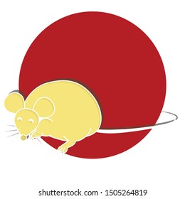 Mouse   character. Art cartoon vector illustration use for your project.
