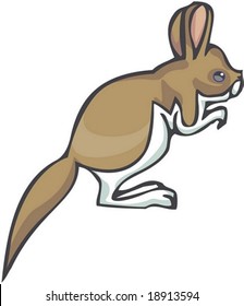 Mouse Character on white background