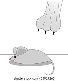 Mouse and cat’s claws