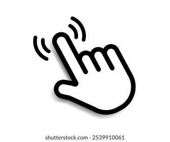 Mouse click cursor set. Hand Cursor. Click icon. Mouse pointer set. Arrow cursor. Pointer click icon. Clicking cursor, pointing hand clicks and waiting loading icons. Website arrows or hand icon.