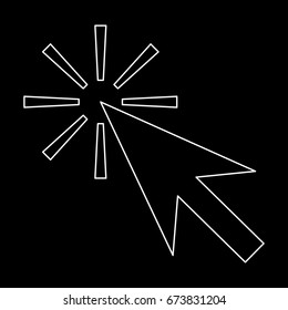 Mouse click icon .