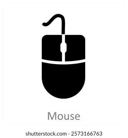 Mouse and click icon concept