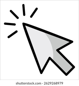 Mouse Click Icon Element For Design
