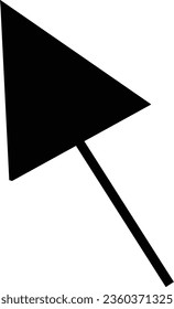 Mouse click icon in trendy flat style. Click symbol for your web site design, logo, app, UI Vector EPS 10.