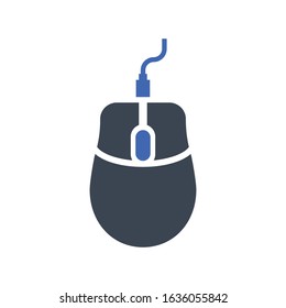 Mouse, click icon, vector graphics