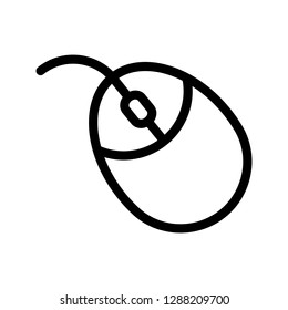 mouse click line icon