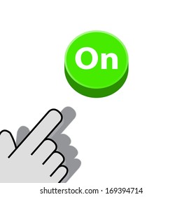 mouse click on the button On