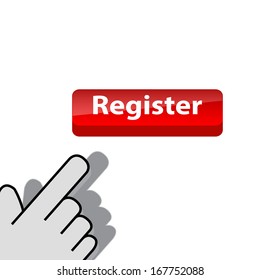  Mouse click on the button register wants