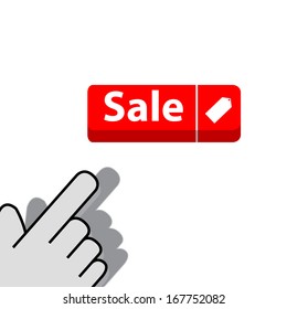  Mouse click on the button sale wants