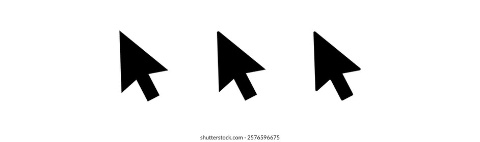 Mouse Click Pointer Icon, Computer Mouse Click Cursor. Illustration