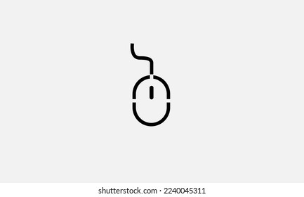 Mouse click vector logo design