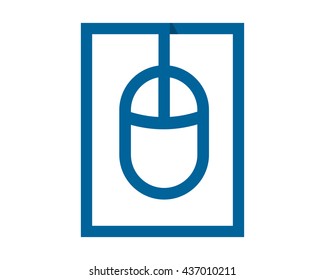 mouse computer blue cursor device hardware laptop computer image icon vector