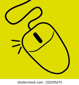 mouse computer design, vector illustration eps10 graphic 