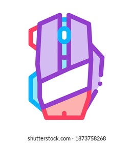 mouse computer device color icon vector. mouse computer device sign. isolated symbol illustration