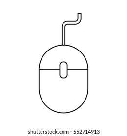 mouse computer device office outline