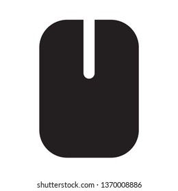mouse computer in glyph icon style
