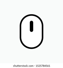 Mouse Computer Icon. Computer Device Symbol for Info Graphics, Design Elements, Websites, Presentation and Application - Vector.
