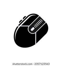 Mouse Computer Icon in Glyph Style. Computer Device Symbol - Vector. 