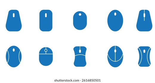 Mouse computer icon isolated on white background. Illustration of mouse with cable, mouse icon vector . 