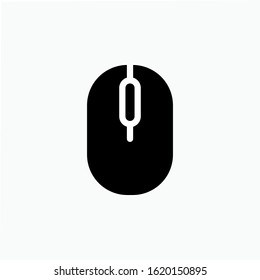 Mouse Computer Icon. Laptop Device Illustration As A Simple Vector Sign & Trendy Symbol for Design and Websites, Presentation or Apps Elements.