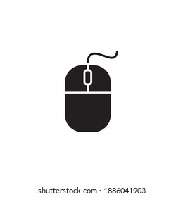 vector de símbolo del icono del equipo del mouse