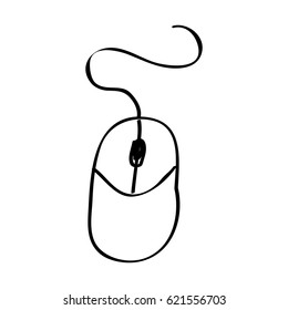 mouse computer isolated icon