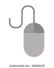 mouse computer isolated icon design, vector illustration  graphic 