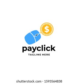 Mouse Computer Logo Design Vector