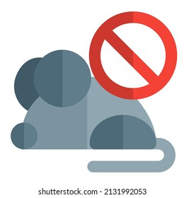 El ratón que contiene la rabia y otros virus están prohibidos