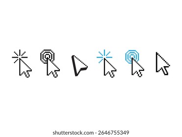 Mouse Cursor Arrow Isolated. 3D rendering