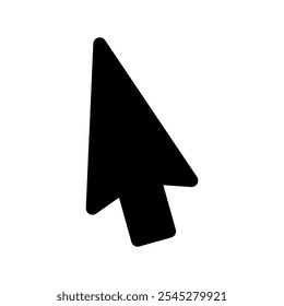 Mouse Cursor, Black Arrow Cursor Vector Icon