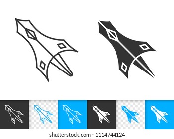 Mouse Cursor black linear and silhouette icons. Thin line sign of arrow. Click outline pictogram isolated on white, color, transparent background. Vector Icon shape. Mouse Cursor simple symbol closeup