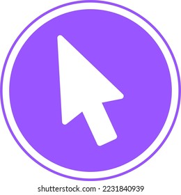 Mouse cursor icon, Mouse cursor button, Mouse arrow button