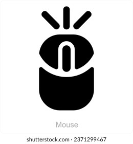 Mouse and cursor icon concept