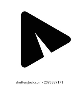 mouse cursor icon isolated on white background. Pointer cursor icon. Computer web arrows. clicking pointer. cursor selecting. vector illustration. mouse cursor element design.
