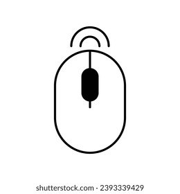 mouse cursor icon isolated on white background. Pointer cursor icon. Computer web arrows. clicking pointer. cursor selecting. vector illustration. mouse cursor element design.