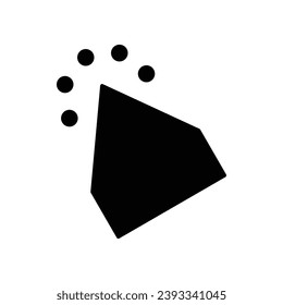 mouse cursor icon isolated on white background. Pointer cursor icon. Computer web arrows. clicking pointer. cursor selecting. vector illustration. mouse cursor element design.