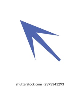 mouse cursor icon isolated on white background. Pointer cursor icon. Computer web arrows. clicking pointer. cursor selecting. vector illustration. mouse cursor element design.